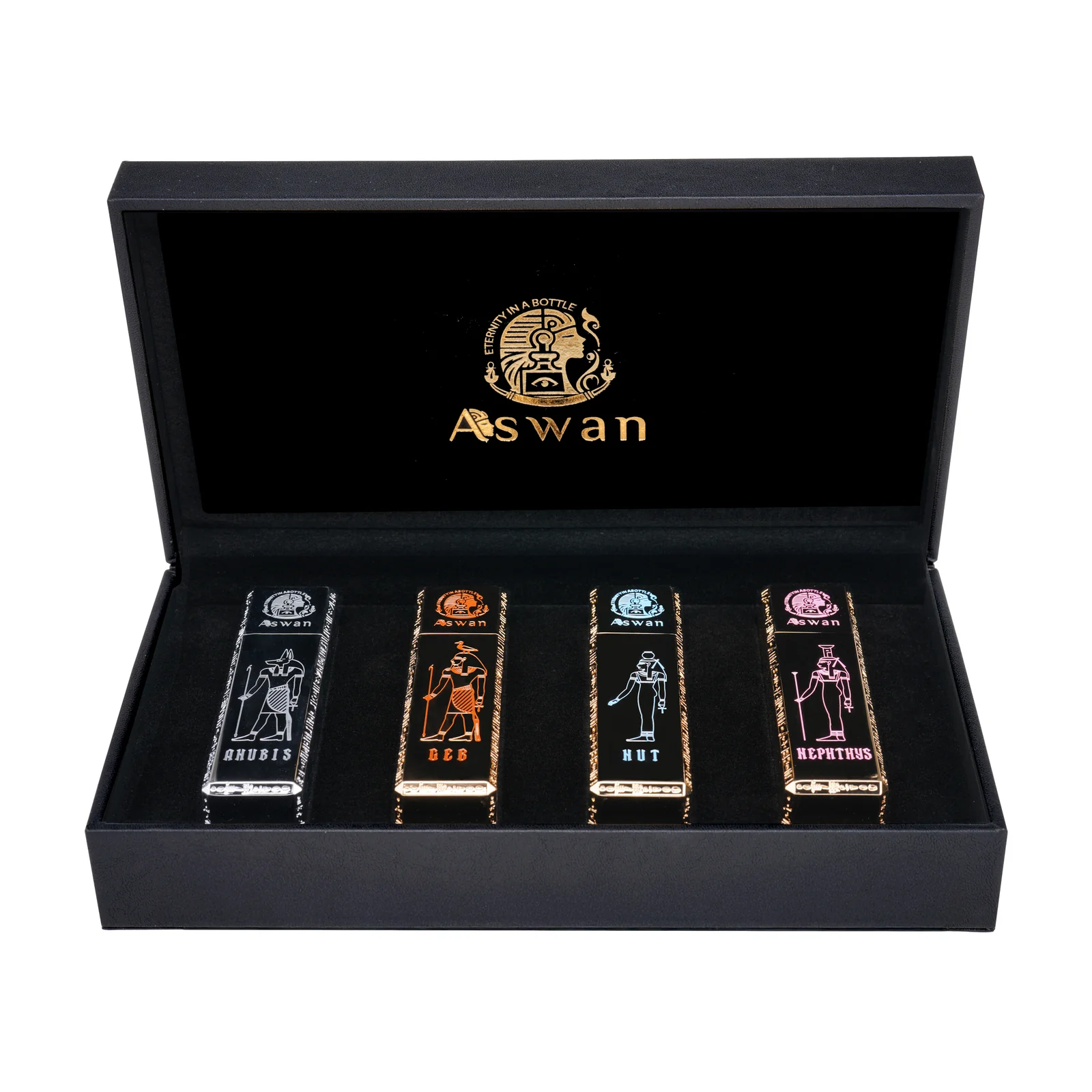 Aswan Travel Set – A•G•N•N (4×15ml)